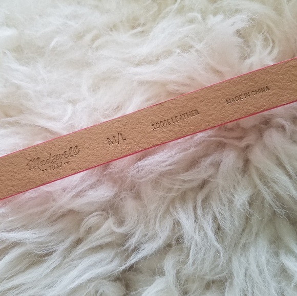 NWT Madewell Patent Leather Pink Belt Orig $39.50 - Picture 5 of 7